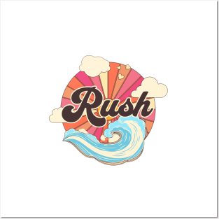 Rush Ocean Summer Posters and Art